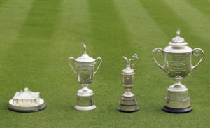 Major Championship Trophies