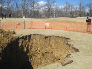 Sinkhole At Annbrier